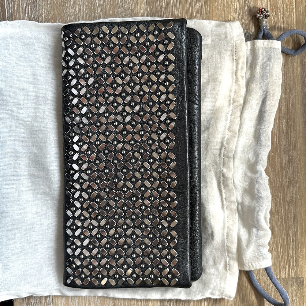 Calleen Cordero leather clutch